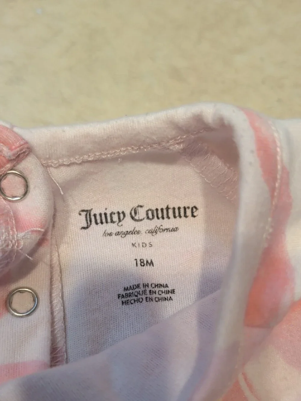 Juicy Couture Pink Floral Tutu One-Piece
